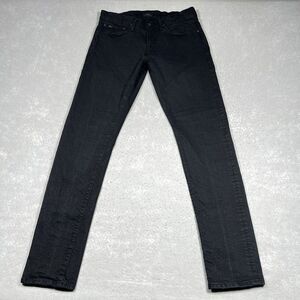 Polo Ralph Lauren Jeans Mens Size 32 Black Sullivan Slim Dark Wash Cotton